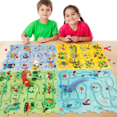 PuzzleRacer™ Kids Car Track Set