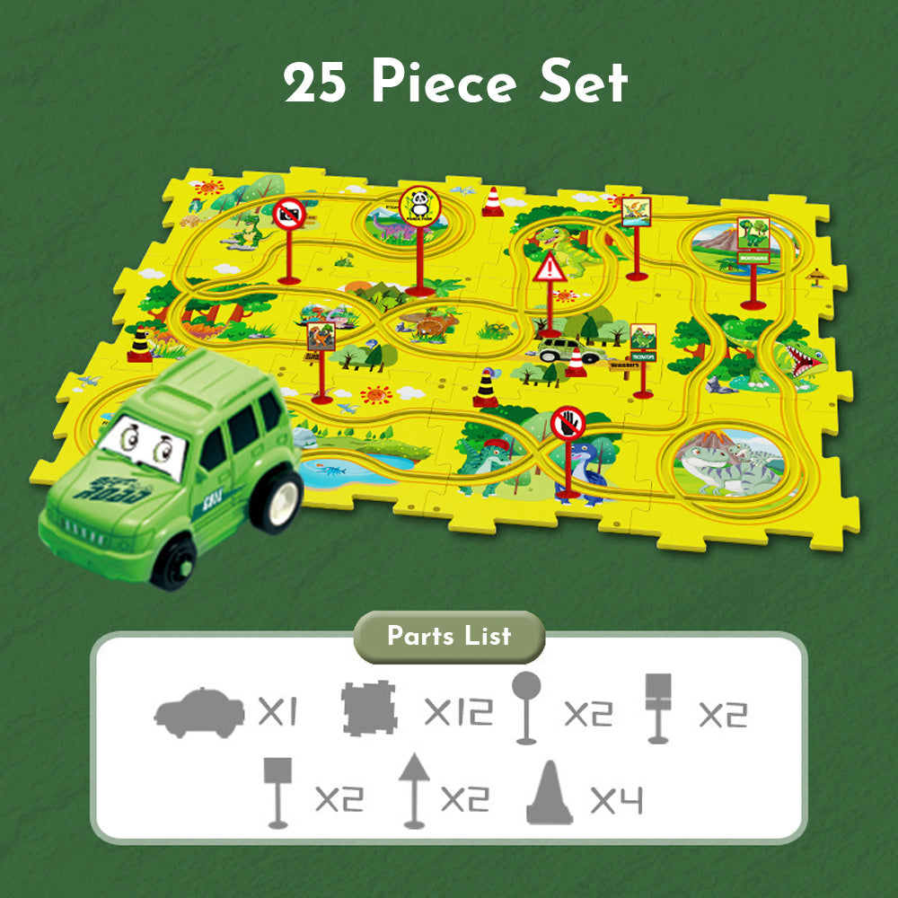 PuzzleRacer™ Kids Car Track Set