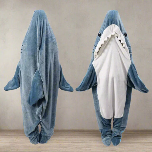 Shark Blanket Snuggie Hoodie